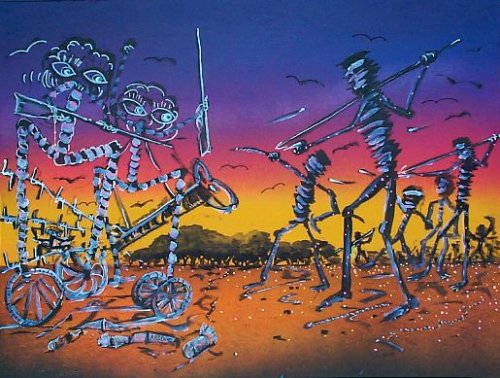 The white machines are comin with em