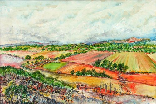 Summer Storm across Mt. Korong