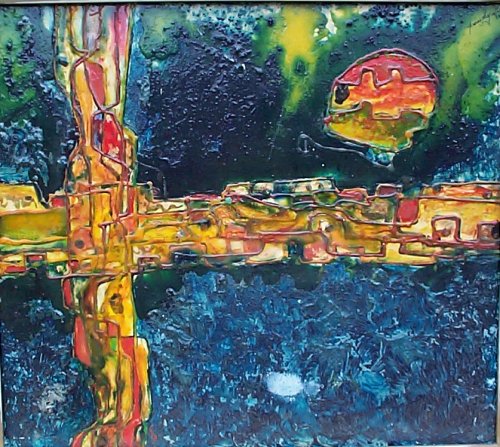 Crucified Land, with a bit dug out