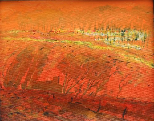 Oil Sketch for Gippy 2003