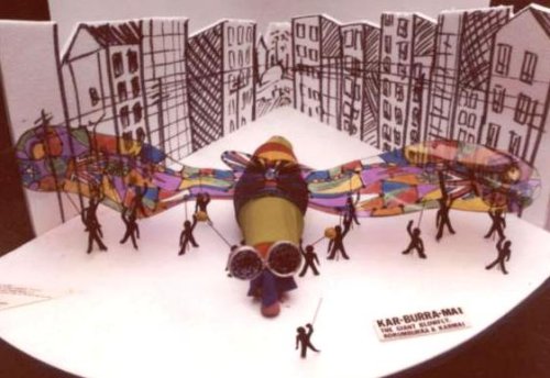 Model of Moomba Festival Float