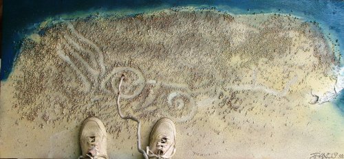 Doodles in the sand